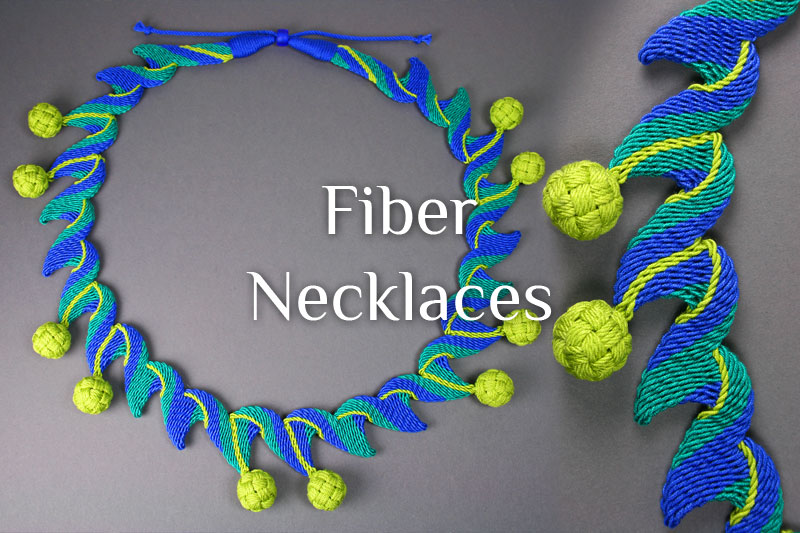 Fiber Necklaces Gallery